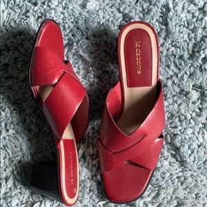 Red Liz Claiborne heels